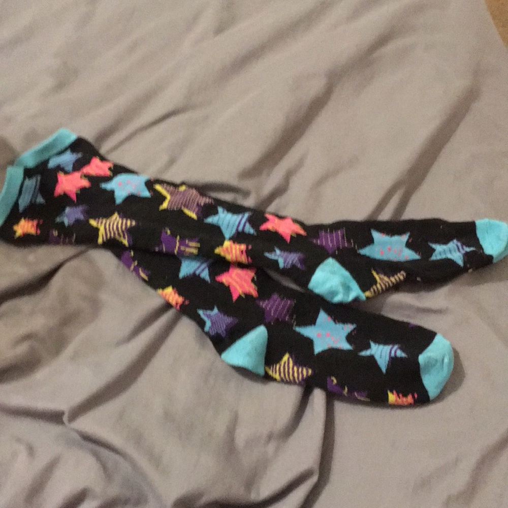 Funky knee high socks